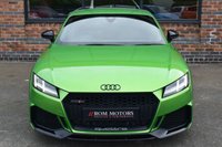 USED 2021 21 AUDI TT RS 2.5 TTRS TFSI QUATTRO AUDI SPORT EDITION 2d 395 BHP EXCLUSIVE JAVA GREEN / B & O