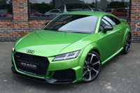 USED 2021 21 AUDI TT RS 2.5 TTRS TFSI QUATTRO AUDI SPORT EDITION 2d 395 BHP EXCLUSIVE JAVA GREEN / B & O