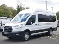 USED 2019 69 FORD TRANSIT 460 RWD 2.0 EBL 130 BHP L4 X-LONG DRW 17 SEATER MINIBUS 1 OWNER | AIR CON | 17 SEATS | STORAGE !