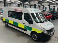 USED 2016 16 RENAULT MASTER 2.3L LM35 BUSINESS DCI S/R P/V 0d 125 BHP AMBULANCE - convert? We have 4
