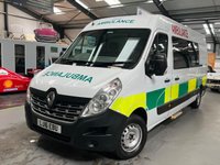 USED 2016 16 RENAULT MASTER 2.3L LM35 BUSINESS DCI S/R P/V 0d 125 BHP AMBULANCE - convert? We have 4