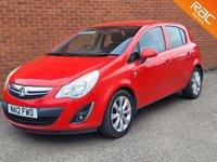 USED 2012 12 VAUXHALL CORSA 1.2 ACTIVE AC 5d 83 BHP 