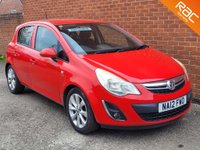 USED 2012 12 VAUXHALL CORSA 1.2 ACTIVE AC 5d 83 BHP 