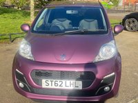 USED 2012 62 PEUGEOT 107 1.0 ALLURE 5d 68 BHP AUTOMATIC..........LOW MILES