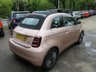 USED 2022 22 FIAT 500E CONVERTIBLE ICON 2d 117 BHP ALL ELECTRIC AUTOMATIC SAVE THOUSANDS with this nearly-new all electric convertible automatic Fiat 500e C Icon finished in optional extra Rose Gold. Only 11,373 miles covered from new by One Owner with Full Fiat Main Dealer Service History & Manufacturer Warranty balance until March 2025