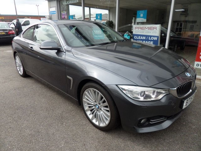 2015 4 SERIES 2.0 420I LUXURY 2D 181 BHP 2015 102,000 AUTOMATIC 2 LTR GREY... photo