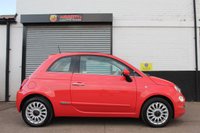 USED 2019 19 FIAT 500 1.2 LOUNGE DUALOGIC 3d 69 BHP VIEW AND RESERVE ONLINE OR CALL 01527-853940 FOR MORE INFO.