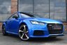 USED 2017 17 AUDI TT 2.0 TTS TFSI QUATTRO BLACK EDITION 2d 306 BHP ARA BLUE / MATRIX / TECH PACK
