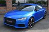 USED 2017 17 AUDI TT 2.0 TTS TFSI QUATTRO BLACK EDITION 2d 306 BHP ARA BLUE / MATRIX / TECH PACK