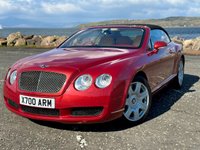 USED 2007 X BENTLEY CONTINENTAL 6.0 GTC 2d 550 BHP 