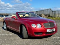 USED 2007 X BENTLEY CONTINENTAL 6.0 GTC 2d 550 BHP 