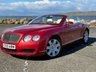 USED 2007 X BENTLEY CONTINENTAL 6.0 GTC 2d 550 BHP 