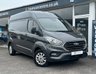 USED 2022 72 FORD TRANSIT CUSTOM 2.0 340 LIMITED P/V ECOBLUE 170 BHP L2 H2 AUTO LWB PLY-LINED WITH FACTORY BULKHEAD