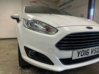 USED 2016 16 FORD FIESTA 1.2 ZETEC 3d 81 BHP LOW RATE FINANCE AVAILABLE +FREE12 MONTH RAC MEMBERSHIP + RAC PLATINUM WARRANTY INCLUDED