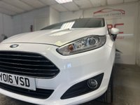 USED 2016 16 FORD FIESTA 1.2 ZETEC 3d 81 BHP LOW RATE FINANCE AVAILABLE +FREE12 MONTH RAC MEMBERSHIP + RAC PLATINUM WARRANTY INCLUDED