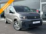 USED 2021 71 PEUGEOT PARTNER 1.5 BLUEHDI ASPHALT PREMIUM L1 101 BHP REAR FACTORY BULKHEAD WITH LOAD THROUGH