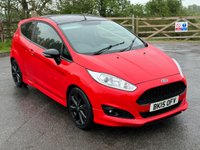 USED 2015 15 FORD FIESTA 1.0 ZETEC S RED EDITION 3d 139 BHP &pound;20 RFL ++ 70+MPG