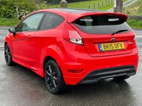 USED 2015 15 FORD FIESTA 1.0 ZETEC S RED EDITION 3d 139 BHP &pound;20 RFL ++ 70+MPG