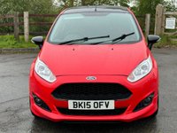USED 2015 15 FORD FIESTA 1.0 ZETEC S RED EDITION 3d 139 BHP &pound;20 RFL ++ 70+MPG