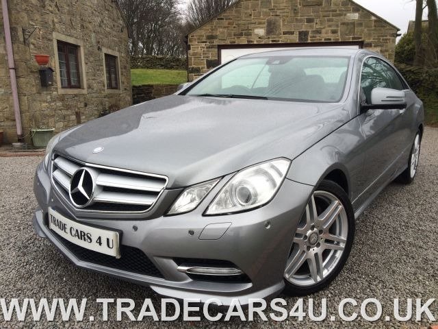 2012 62 Mercedes-Benz E Class E250 CDI TURBO DIESEL BLUE-F  7G TRONIC SPORT COUPE