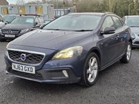 USED 2013 63 VOLVO V40 1.6 D2 CROSS COUNTRY LUX 5d 113 BHP BLUETOOTH PHONE +AUDIO CONNECTIVITY+ FULL LEATHER SEATS + USB