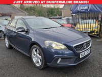 USED 2013 63 VOLVO V40 1.6 D2 CROSS COUNTRY LUX 5d 113 BHP BLUETOOTH PHONE +AUDIO CONNECTIVITY+ FULL LEATHER SEATS + USB