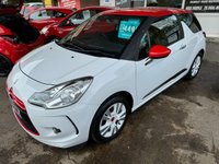 USED 2013 63 CITROEN DS3 1.6 DSTYLE RED 3d 120 BHP ** PETROL.......5 SPEED.......LOW MILEAGE YES ONLY 77,047 MILES........SERVICE HISTORY......ï¿½190 ROAD TAX........47 MPG........RED EDITION........AIRCON.........CRUISE CONTROL.......PRIVACY GLASS.........ALLOYS ** 