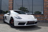 USED 2018 L PORSCHE 718 2.5 CAYMAN S PDK 2d 345 BHP SPORTS EXHAUST / CHRONO / PDLS