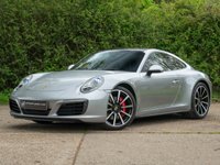 USED 2017 67 PORSCHE 911 3.0 CARRERA 4S PDK 2d 414 BHP CHRONO, BOSE, GLASS ROOF, 14 WAY SEATS, REAR AXLE STEER, PASM, CRUISE, SPORTS EXHAUST, FULL PORSCHE SERVICE HISTORY, 24 MONTH WARRANTY.