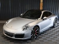 USED 2017 67 PORSCHE 911 3.0 CARRERA 4S PDK 2d 414 BHP CHRONO, BOSE, GLASS ROOF, 14 WAY SEATS, REAR AXLE STEER, PASM, CRUISE, SPORTS EXHAUST, FULL PORSCHE SERVICE HISTORY, 24 MONTH WARRANTY.