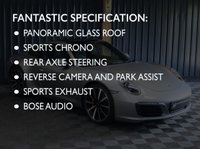 USED 2017 67 PORSCHE 911 3.0 CARRERA 4S PDK 2d 414 BHP CHRONO, BOSE, GLASS ROOF, 14 WAY SEATS, REAR AXLE STEER, PASM, CRUISE, SPORTS EXHAUST, FULL PORSCHE SERVICE HISTORY, 24 MONTH WARRANTY.