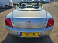 USED 2007 N BENTLEY CONTINENTAL 6.0 GTC 2d 550 BHP IN SILVER ,68,549 MILES, FULL BENTLEY SERVICE HISTORY, ULEZ COMPLIANT, AUTOMATIC GEARBOX, CONVERTIBLE ROOF, SATELLITE NAVIGATION  