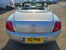 USED 2007 N BENTLEY CONTINENTAL 6.0 GTC 2d 550 BHP IN SILVER ,68,549 MILES, FULL BENTLEY SERVICE HISTORY, ULEZ COMPLIANT, AUTOMATIC GEARBOX, CONVERTIBLE ROOF, SATELLITE NAVIGATION  