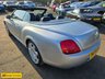 USED 2007 N BENTLEY CONTINENTAL 6.0 GTC 2d 550 BHP IN SILVER ,68,549 MILES, FULL BENTLEY SERVICE HISTORY, ULEZ COMPLIANT, AUTOMATIC GEARBOX, CONVERTIBLE ROOF, SATELLITE NAVIGATION  