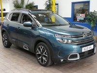 USED 2019 19 CITROEN C5 AIRCROSS 1.6 PURETECH FLAIR PLUS S/S EAT8 5d 179 BHP SAT NAV PANORAMIC SUNROOF PART LEATHER REAR VIEW CAMERA PARKING SENSORS 1 OWNER EXCELLENT SERVICE HISTORY 6 MONTHS GOLD WARRANTY