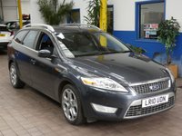 USED 2010 10 FORD MONDEO 2.0 TITANIUM X TDCI 5d 140 BHP PREMIUM FORD ESTATE HEATED PART LEATHER CRUISE CONTROL PARKING SENSORS 3 OWNER FROM NEW