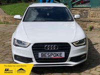 USED 2014 14 AUDI A4 2.0 AVANT TDI BLACK EDITION 5d 174 BHP 2.0 TDi DIESEL - ESTATE CAR - S-LINE BLACKEDITION - 19 INCH UPGRADE ROTA  ALLOYS - SATELLITENAVIGATION - SERVICE HISTORY - B&O  PREMIUM SOUND SYSTEM