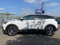 USED 2017 67 PEUGEOT 3008 1.6 BLUEHDI S/S ALLURE 5d 120 BHP ULEZ COMPLIANT +  18 INCH ALLOYS +  APPLE CARPLAY/ANDROID AUTO +  NAVIGATION SYSTEM +   DAB RADIO +  BLUETOOTH CONNECTIVITY +  HALF LEATHER TRIM +  FRONT AND REAR PARKING SENSORS +  REVERSING CAMERA +  DUAL ZONE CLIMATE CONTROL +  AUTOMATIC HEADLAMP DIPPING +  LANE ASSIST +  AUTOMATIC START/STOP +  BLIND SPOT SENSORS +   ACTIVE SAFETY BRAKE +  SPEED DISPLAY SENSOR +  AUTO FOLDING MIRRORS +   USB CONNECTION +   CRUISE CONTROL +  PRIVACY GLASS +   SERVICE RECORD +
