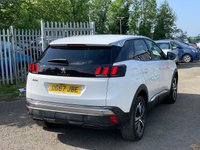 USED 2017 67 PEUGEOT 3008 1.6 BLUEHDI S/S ALLURE 5d 120 BHP ULEZ COMPLIANT +  18 INCH ALLOYS +  APPLE CARPLAY/ANDROID AUTO +  NAVIGATION SYSTEM +   DAB RADIO +  BLUETOOTH CONNECTIVITY +  HALF LEATHER TRIM +  FRONT AND REAR PARKING SENSORS +  REVERSING CAMERA +  DUAL ZONE CLIMATE CONTROL +  AUTOMATIC HEADLAMP DIPPING +  LANE ASSIST +  AUTOMATIC START/STOP +  BLIND SPOT SENSORS +   ACTIVE SAFETY BRAKE +  SPEED DISPLAY SENSOR +  AUTO FOLDING MIRRORS +   USB CONNECTION +   CRUISE CONTROL +  PRIVACY GLASS +   SERVICE RECORD +