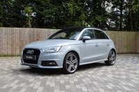 USED 2018 18 AUDI A1 1.4 SPORTBACK TFSI S LINE NAV 5d 123 BHP PAN ROOF, ARROW GREY, BOSE, 18 inch
