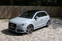 USED 2018 18 AUDI A1 1.4 SPORTBACK TFSI S LINE NAV 5d 123 BHP PAN ROOF, ARROW GREY, BOSE, 18 inch