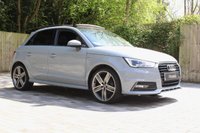 USED 2018 18 AUDI A1 1.4 SPORTBACK TFSI S LINE NAV 5d 123 BHP PAN ROOF, ARROW GREY, BOSE, 18 inch