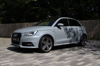 USED 2018 18 AUDI A1 1.4 SPORTBACK TFSI S LINE NAV 5d 123 BHP PAN ROOF, ARROW GREY, BOSE, 18 inch