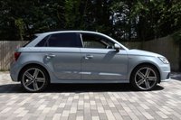 USED 2018 18 AUDI A1 1.4 SPORTBACK TFSI S LINE NAV 5d 123 BHP PAN ROOF, ARROW GREY, BOSE, 18 inch