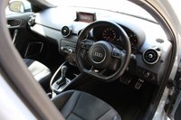 USED 2018 18 AUDI A1 1.4 SPORTBACK TFSI S LINE NAV 5d 123 BHP PAN ROOF, ARROW GREY, BOSE, 18 inch