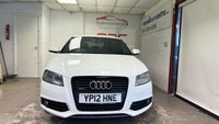USED 2012 X AUDI A3 2.0 SPORTBACK TDI QUATTRO S LINE S/S 5d 168 BHP LOW RATE FINANCE AVAILABLE +  FREE12 MONTH RAC MEMBERSHIP + RAC PLATINUM WARRANTY INCLUDED