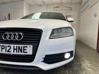 USED 2012 X AUDI A3 2.0 SPORTBACK TDI QUATTRO S LINE S/S 5d 168 BHP LOW RATE FINANCE AVAILABLE +  FREE12 MONTH RAC MEMBERSHIP + RAC PLATINUM WARRANTY INCLUDED