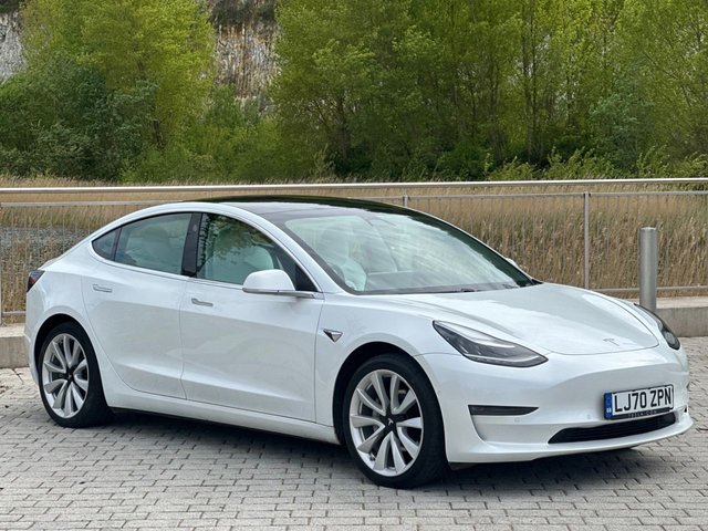 2020 70 Tesla Model 3 LONG RANGE AWD 4d 302 BHP