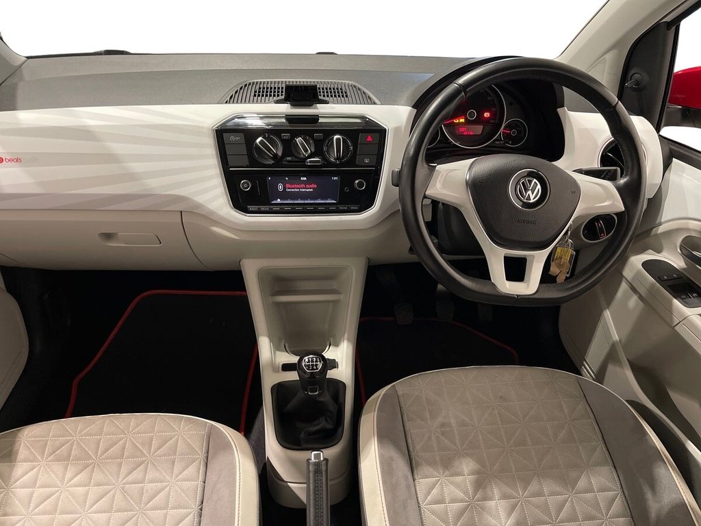 USED 2018 18 VOLKSWAGEN UP 1.0 UP BY BEATS TSI BLUEMOTION TECHNOLOGY 3d 89 BHP ULEZ COMPLIANT LOW MILES