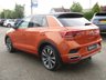 USED 2019 69 VOLKSWAGEN T-ROC 1.5 R-LINE TSI EVO DSG 5d 148 BHP Finished in ENERGETIC ORANGE MET with BLACK ROOF and contrasting Sports Trim. This T-Roc is for those who want a compact SUV with smart styling and a good level of practicality. This Golf based SUV is both practical and fun to drive. Features include, Pan Roof, Sat Nav, VIRTUAL DASH, Apple Play, 19" Alloys, DAB Radio, Part Leather Trim, Rear Electric Boot and Rear Camera and much more. Just Dealer serviced at 88836 miles on 13/4/2024.